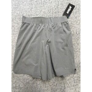 Prince Mens 7" Woven Short HTR Light Heather Grey Athletic Tennis S MPT14011H